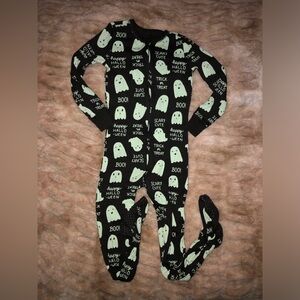 Boys 5T Halloween footie pajamas